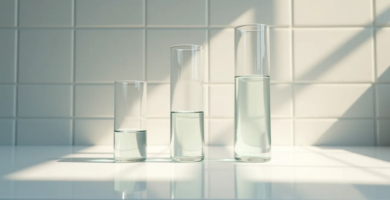 Escala visual comparativa mostrando diferencia entre efecto estadístico y efecto clínicamente visible